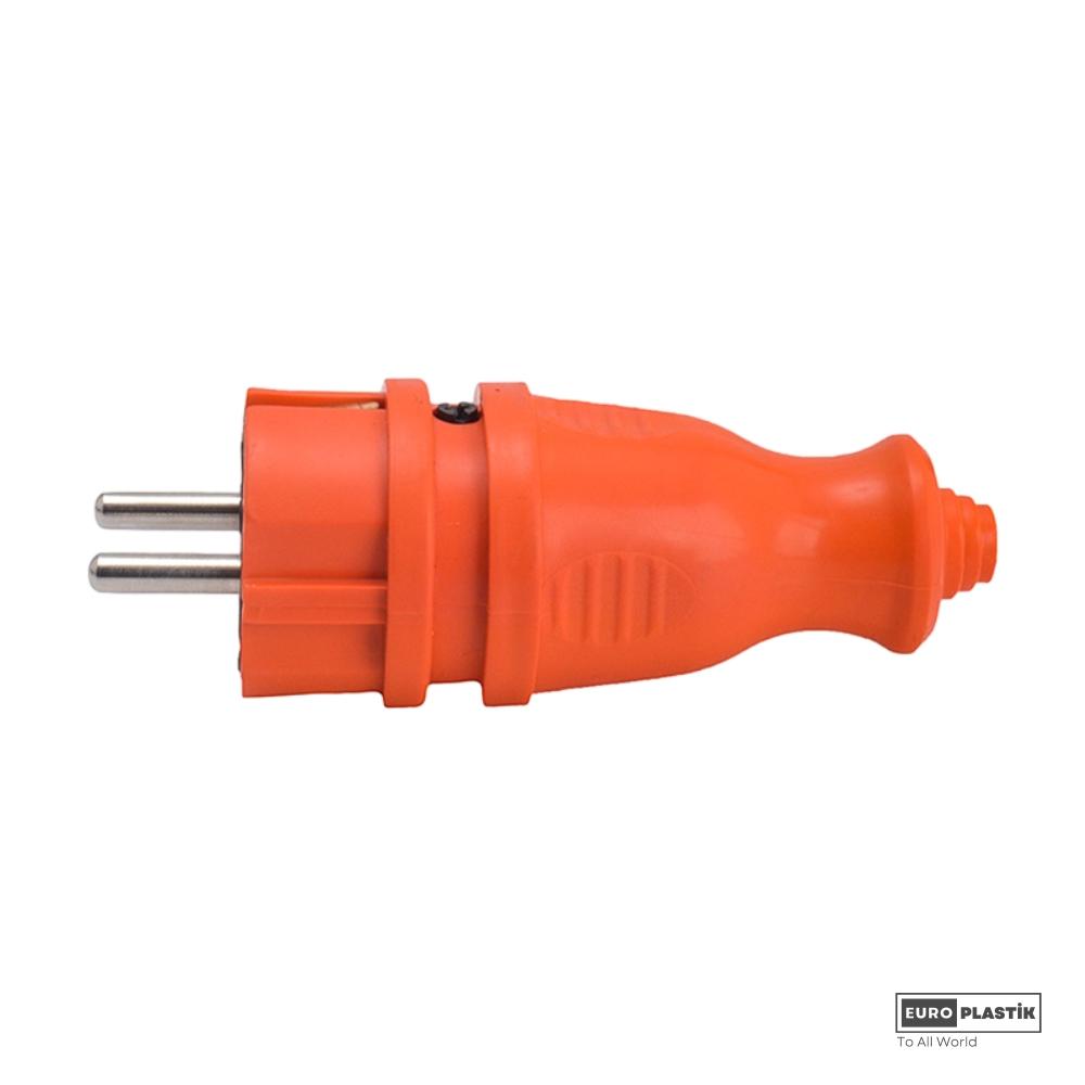 1x16A Monophase Earthed Male Plug