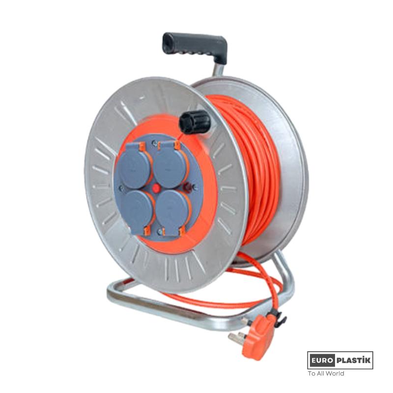 Metallic Cable Reel 40m 3 x 2,5mm (Covered)