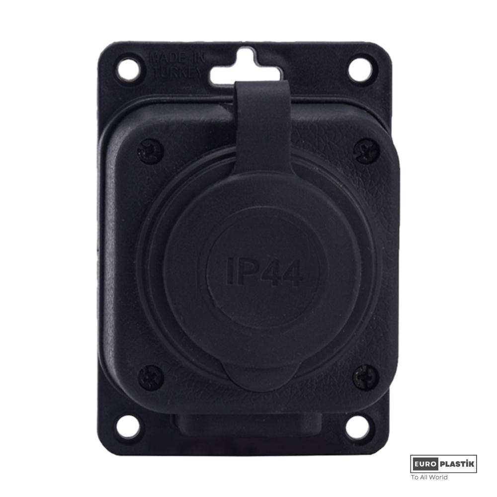 1x16A Monophase Earthed Wall Socket (French Type)